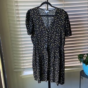 Abound Floral Button Up Dress